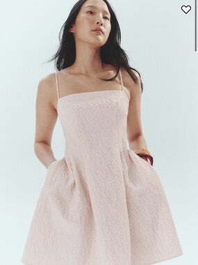 H&M Women’s Jacquard-Weave Strappy Dress